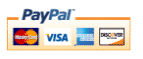 We accept PayPal, VISA, MasterCard, American Express and Discover